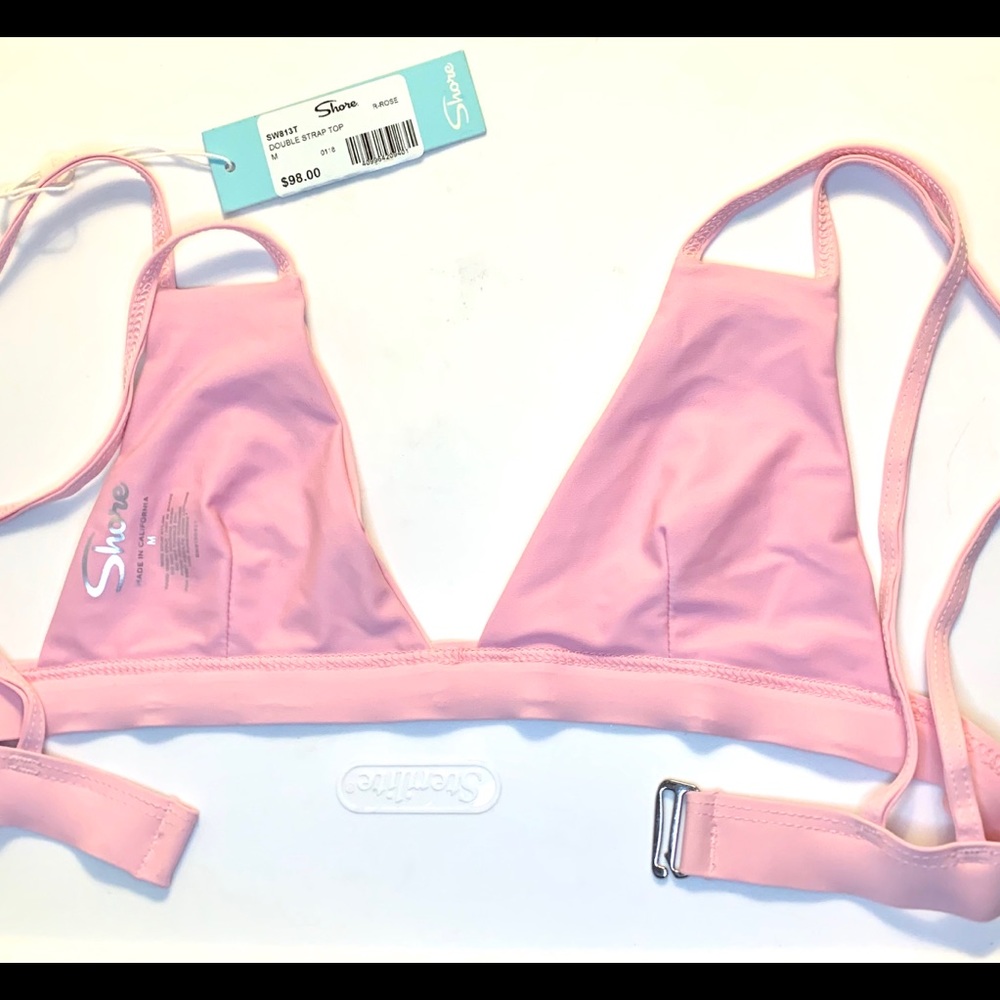 SHORE Bali Double Strap Bikini Top Sz M
